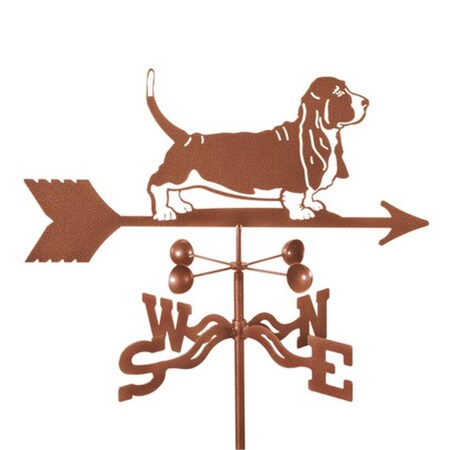 Ez Vane Dog Basset Hound Weathervane with Roof Mount EZ124184